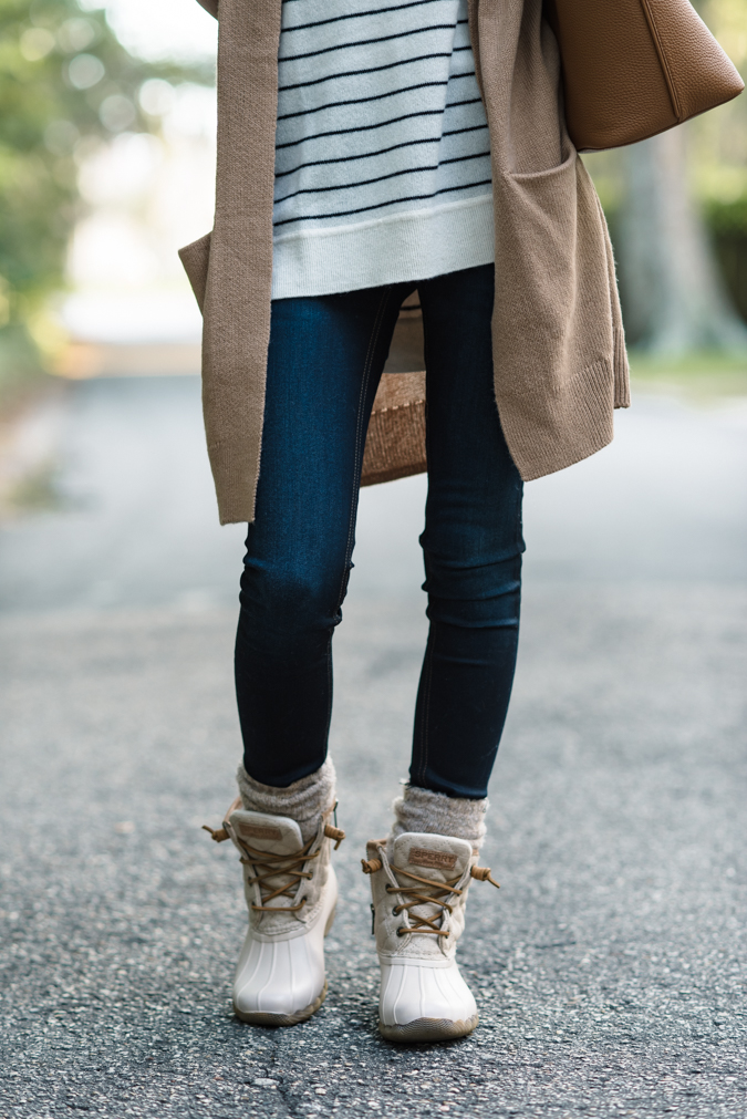 Outfits with shop sperry duck boots