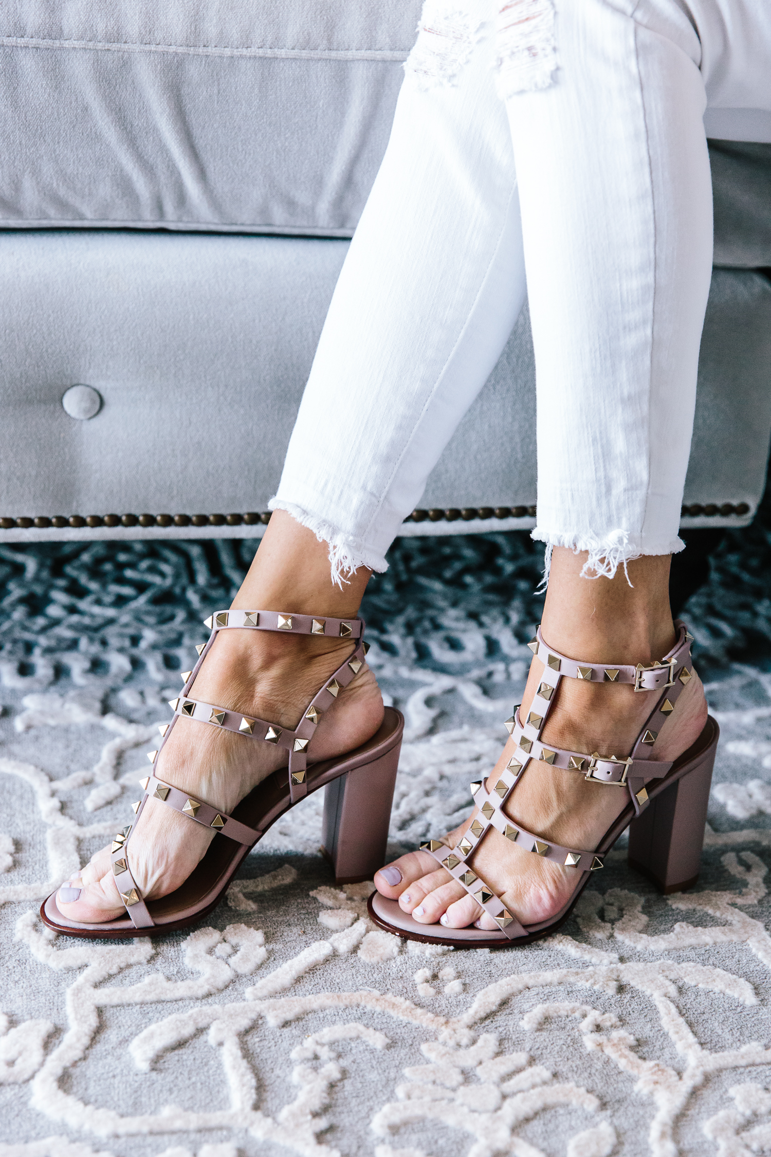 valentino, valentino rockstud sandals