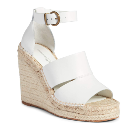 platform wedges, white accessories, white wedges, wedges