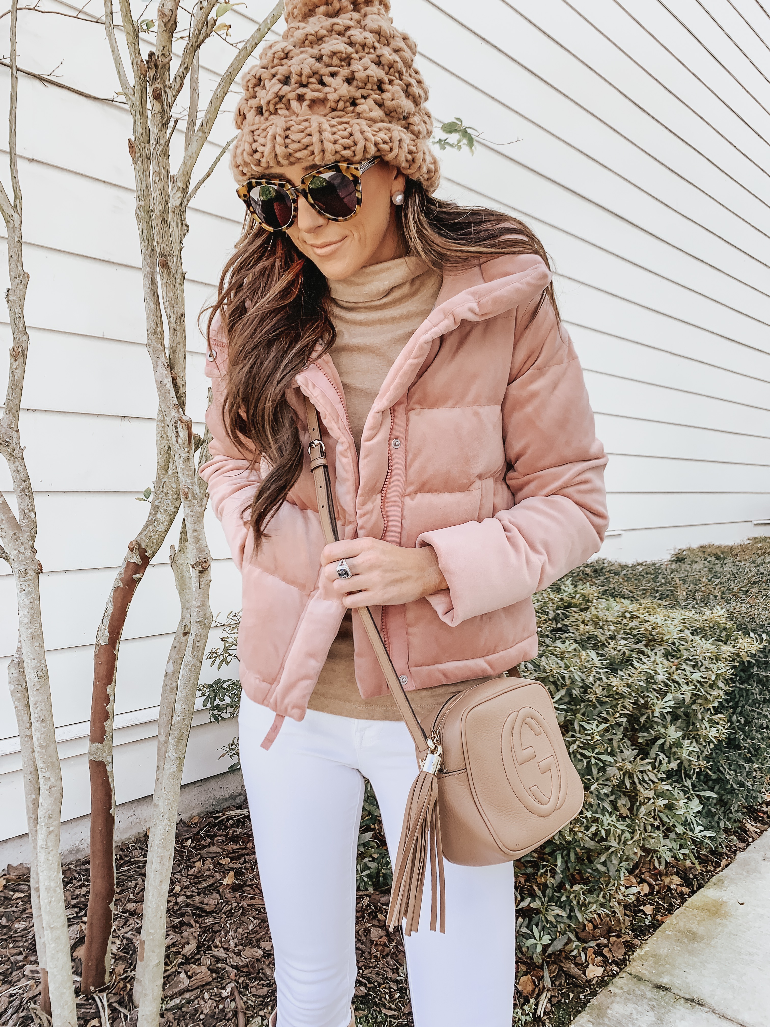 Abercrombie pink outlet teddy coat