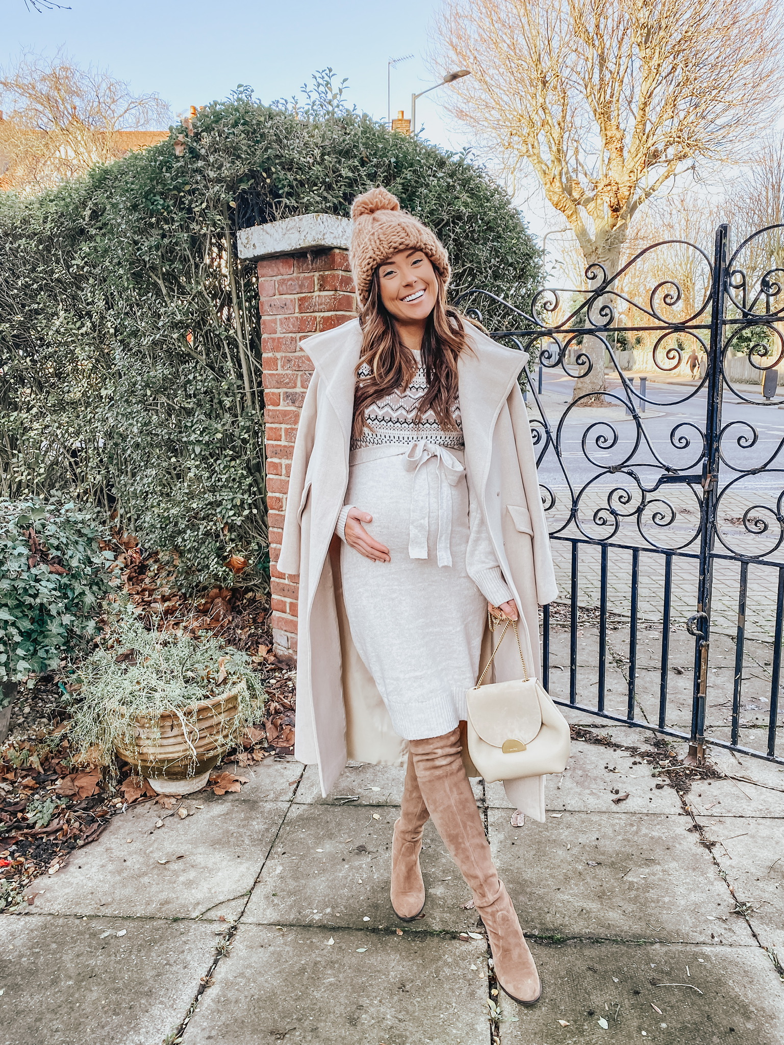 17 Maternity and Bump-friendly Winter Fashion Finds