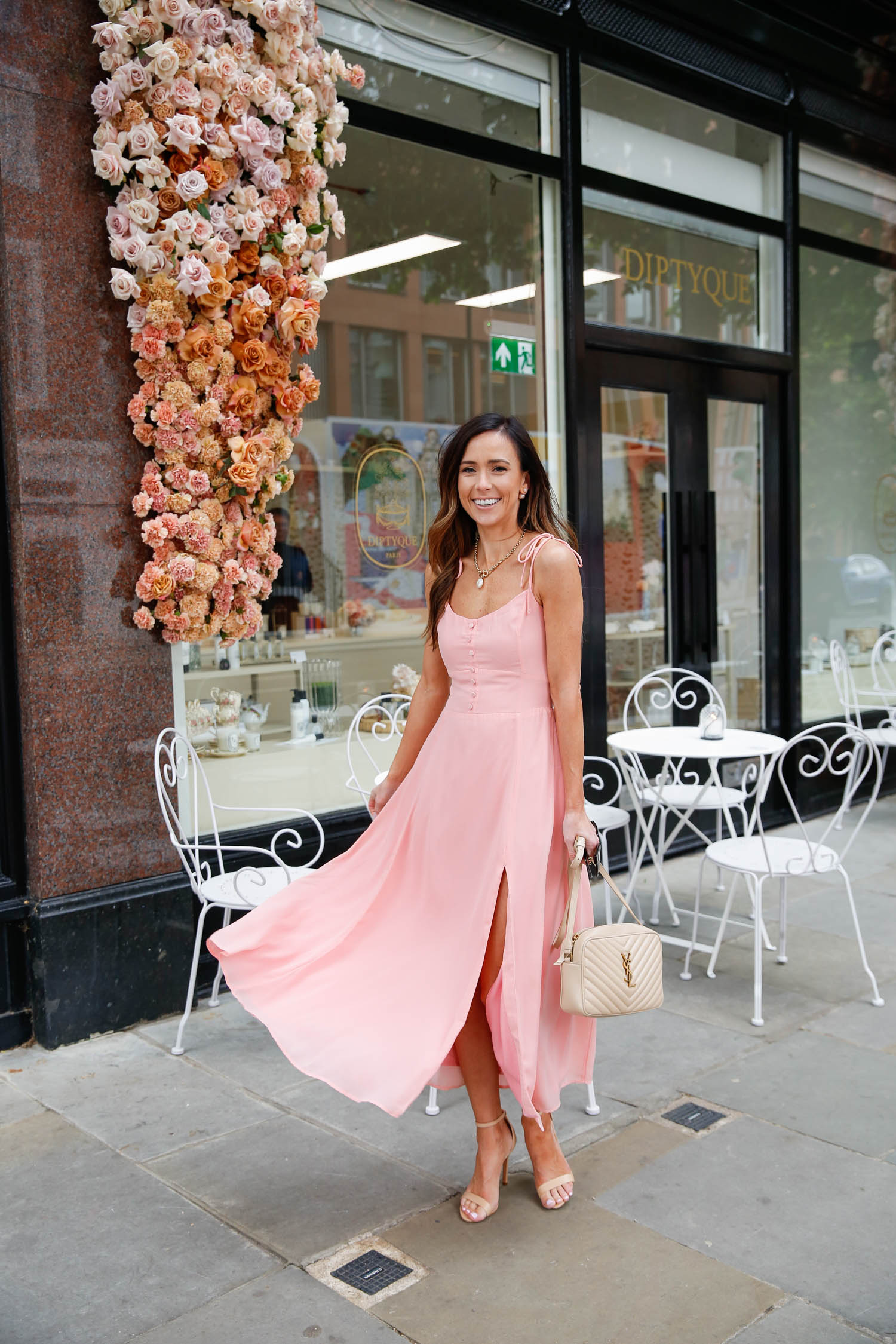 Ruffle Strap Smocked Midi Dress curated on LTK